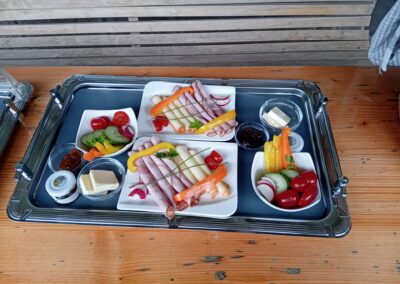Frühstück für 2 Personen ohne Gebäck, Mich und Saft